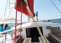 besætning på dæk neel 45 trimaran
